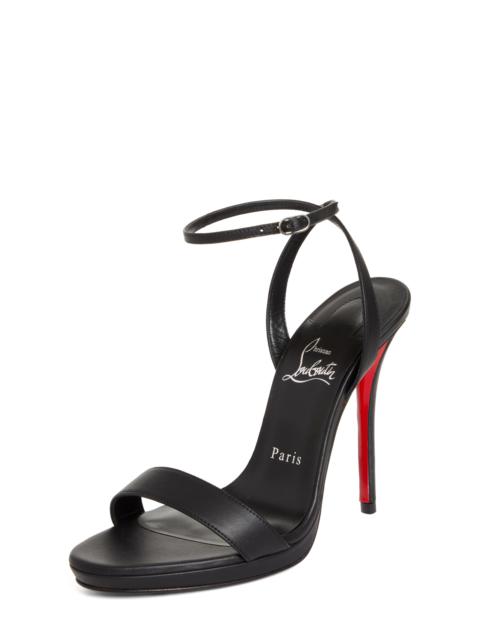 Christian Louboutin Christian Louboutin Miss Z Queen Sandal in Black/Lin Black at Nordstrom