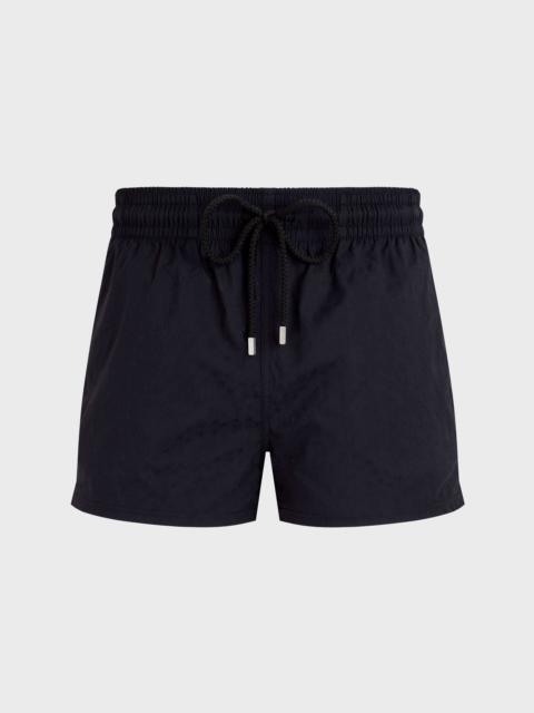 Vilebrequin Men Short Swim Trunks Jacquard Turtles