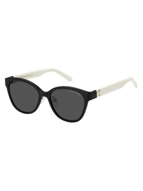 Marc Jacobs Marc Jacobs Grey Oval Ladies Sunglasses MARC 648/G/S 080S/IR 55