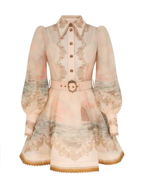 Zimmermann REBELLION MARINE MINI DRESS