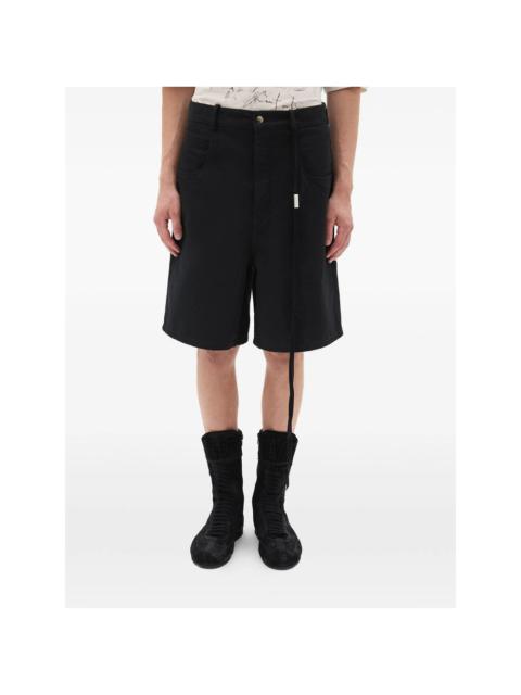 Ann Demeulemeester Ann Demeulemeester Black Shorts - Bermuda Shorts Men