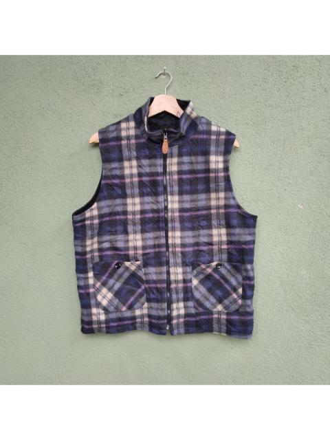 Other Designers Tracey Vest - Vintage Unbranded Revesable Checkred Multipocket Vest
