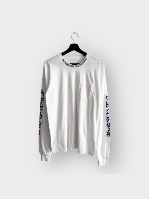 Chrome Hearts RARE! Chrome Hearts Dodgers Neck Script LS Tee (M)
