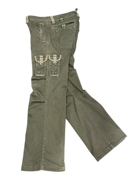 Other Designers Vintage Edwin 505 Cargo Flare Pants Y2K Harajuku Military