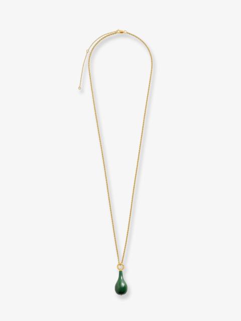 TOTEME Toteme Medium Jade Drop Necklace