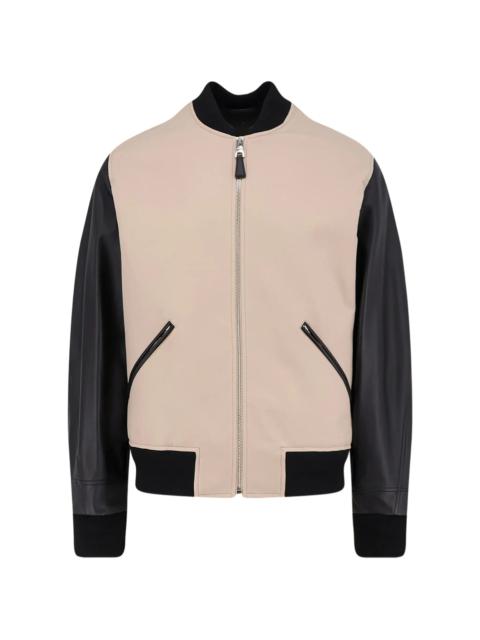 Givenchy Givenchy Panelled Bomber Jacket