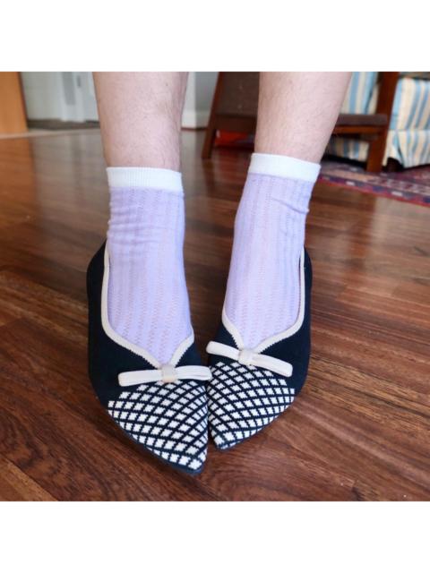 Other Designers VIVAIA Women's Black and Cream Footwear