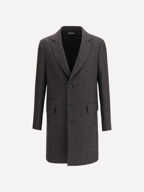 ZEGNA Prince of Wales wool Coat
