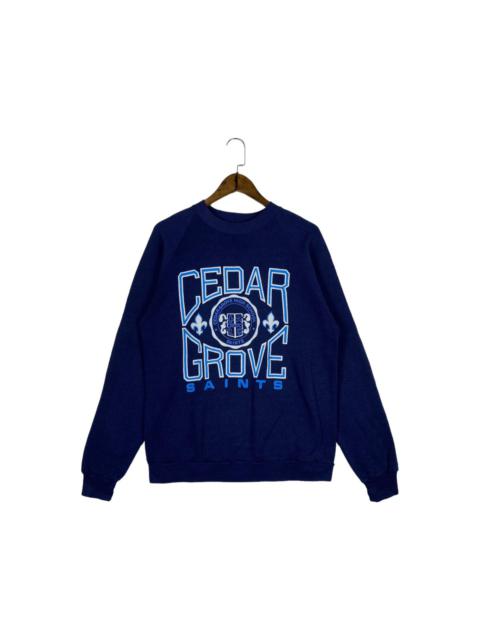 Other Designers Vintage 80s Cedar Grove High School Saints Sweatshirt