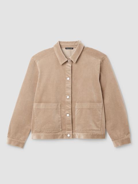 EILEEN FISHER Organic Cotton Stretch Corduroy Jacket