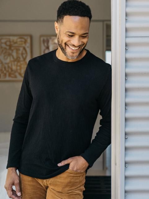 HIROSHI KATO The Drill Double Knit - Black