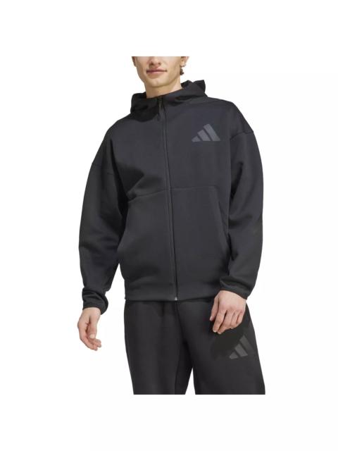 adidas Men's Z.N.E. Full-Zip Hooded Track Jacket - Black