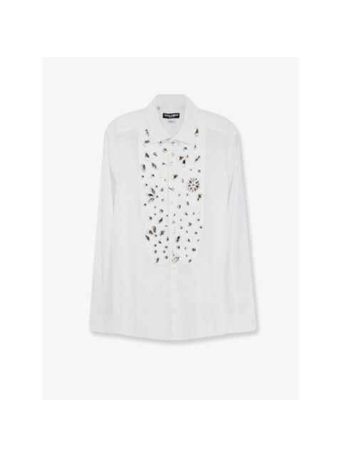 Dolce & Gabbana DOLCE & GABBANA White Cotton Shirt New & Authentic (Men's si