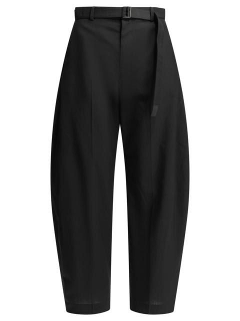 sacai Sacai Tailored Wool Pants Black Women