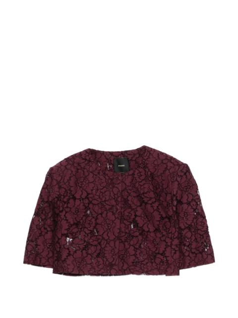 PINKO Pinko Lace-detail Cropped Jacket