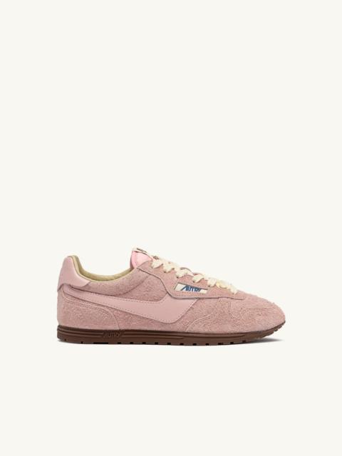 AUTRY WINDSPIN SNEAKERS IN ROSEMARY SUEDE AND LEATHER