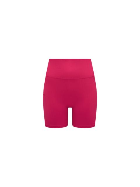 PANGAIA Womens 99% Bio-Based Compressive Shorts - Acai Pink