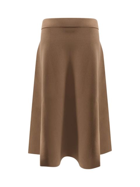 Max Mara Lazio Viscose Blend Skirt