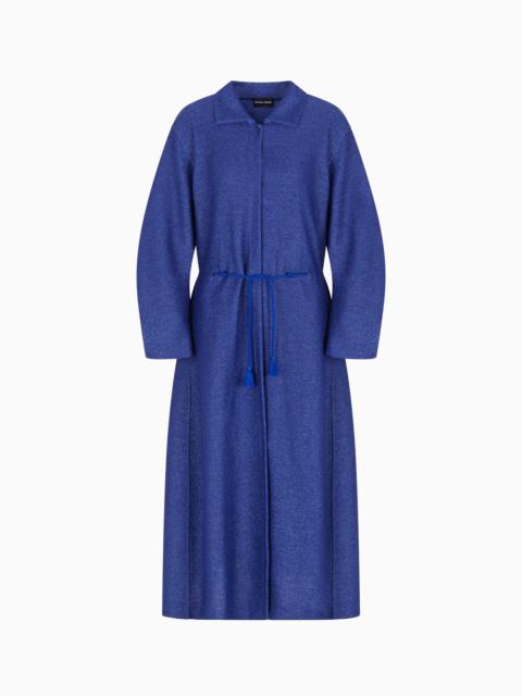 GIORGIO ARMANI LIGHTWEIGHT RAFFIA COAT