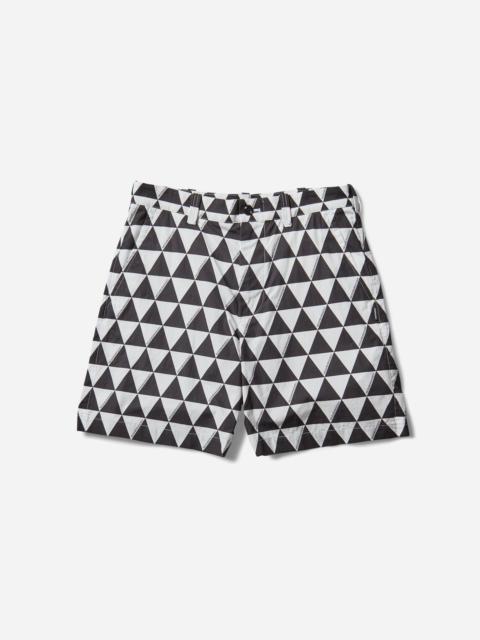 NEIGHBORHOOD Men's Triangle Pattern Shorts White