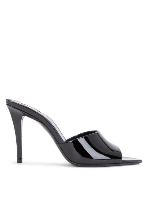 SAINT LAURENT Saint Laurent Patent Leather Romy Mule Sandals