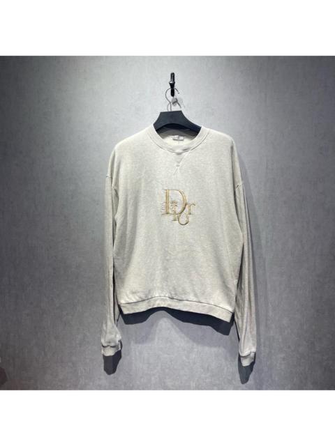 Dior Dior By Erl series sweatshirt with logo print and embroidery.