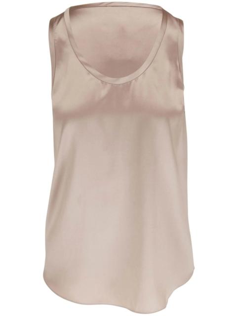 Brunello Cucinelli Brunello Cucinelli Scoop-neck Silk Vest