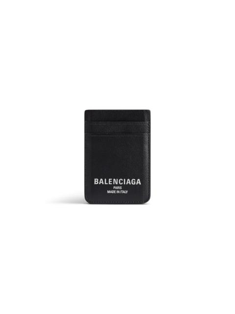 BALENCIAGA Men's Credit Magnet Card Holder  in Black