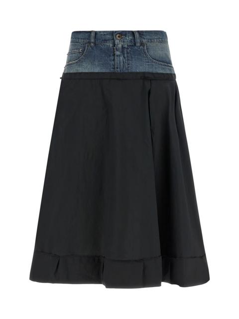 Maison Margiela Denim Insert Skirt