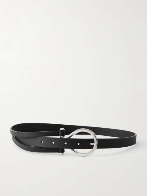 Leather belt Black