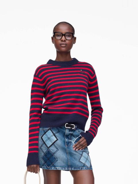 Marc Jacobs JOY STRIPED CREWNECK