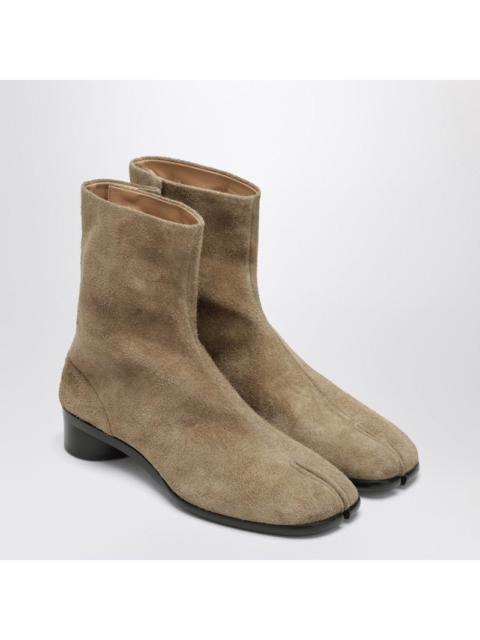 Maison Margiela Maison Margiela Beige Suede Tabi Ankle Boots Men