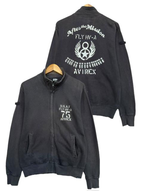 Y2k AVIREX USAAF Black Sweater