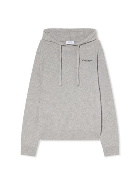 Off-White Quote Knit Hoodie