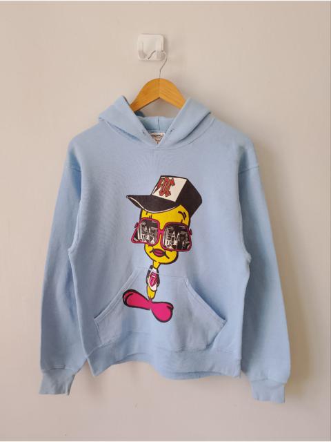 Vintage 90s Tweety Looney Tune AC/DC The Rolling Stone Rock & Roll Band Tour Hoodie