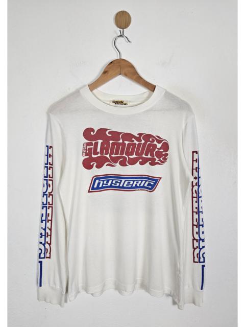 Hysteric Glamour Hysteric Glamour motorsport fire shirt