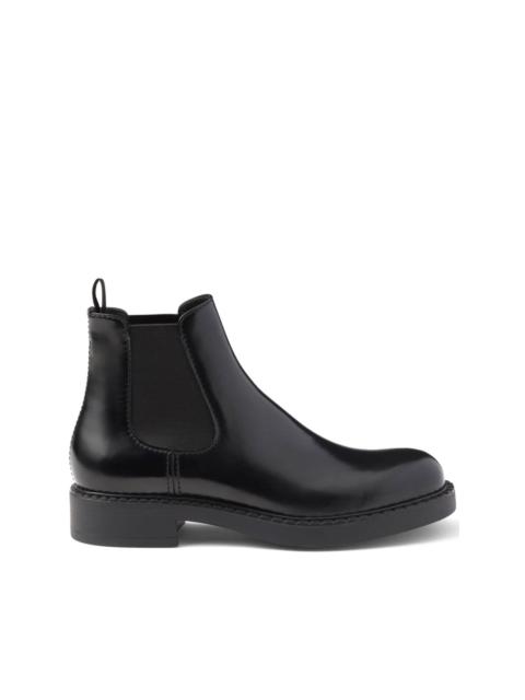 Prada brushed-finish Chelsea boots