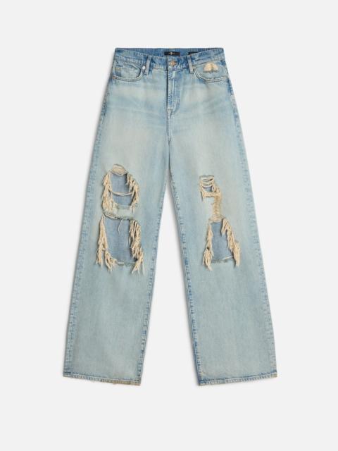 7 For All Mankind MANKIND Scout Oversized Straight in Peaches