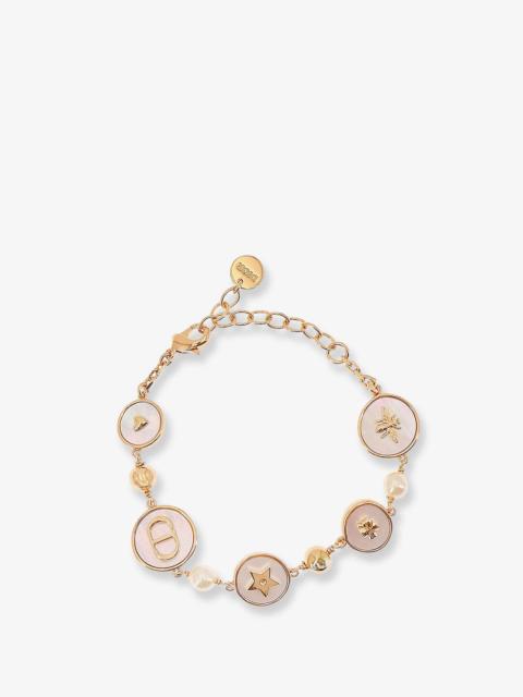 Dior Dior Women D-Luck Metal Bracelet With Gold Finish