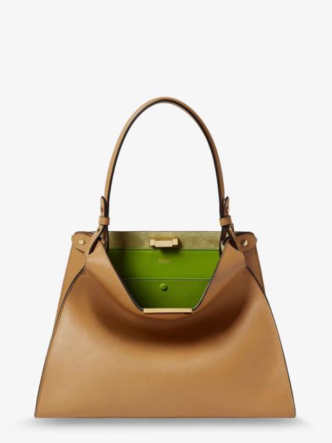 FENDI Fendi Fend Way Medium Leather Shoulder Bag With Contrasting Lining