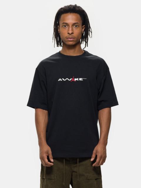 Jordan Awake NY T-Shirt in Black/White/University Red