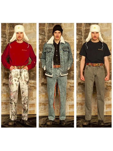 Other Designers Denis Simachev - NEW Wide boiled jeans.Like Vetements or Balenciaga
