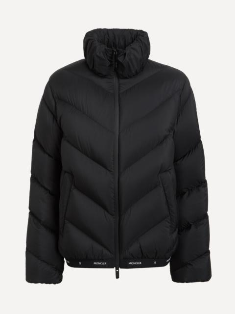 Moncler Grignan Diagonal-Quilted Short Down Jacket