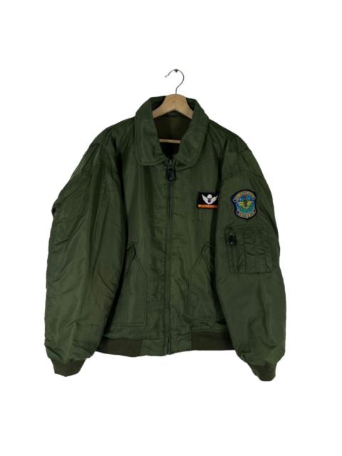 Other Designers Military - VINTAGE BOMBER JACKET MIKITARY DESIGN FULL PATCHES US ISSUE