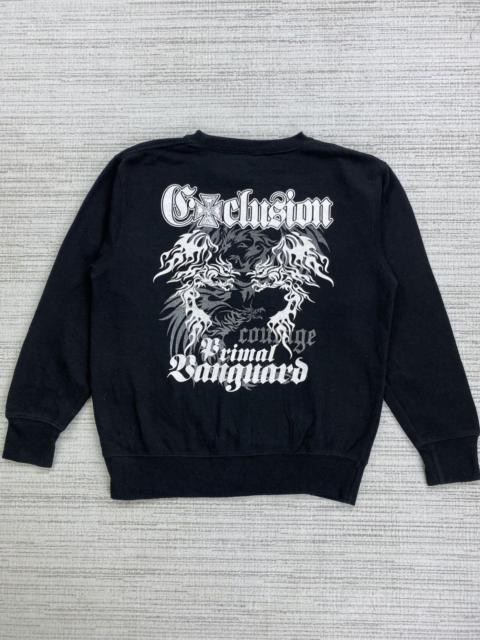 Other Designers Dragonfly × Japanese Brand × Vintage - Vintage Heart Exclusion Custom Dragonfly Japan Sweatshirt