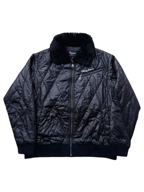 Yoshiyuki konishi designer fur collar quilted jacket