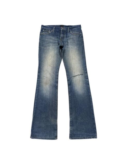 Other Designers Jackrose Distressed Denim Flare Jeans