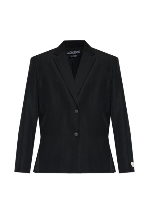 JACQUEMUS Jacquemus Single-breasted Wool Blazer