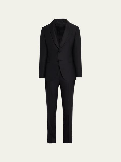 GIORGIO ARMANI Men's Smoking Soho Shawl-Collar Tuxedo