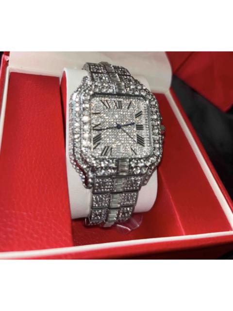 New Moissanite Iced Out Bust Down Watch 